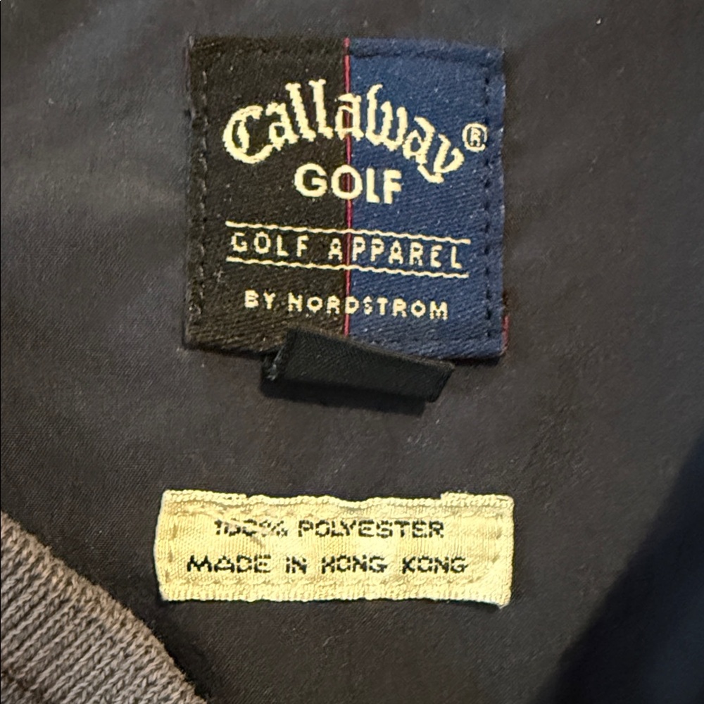 Callaway Gold Men's Blue V Neck Sweater in XL - Picture 7 of 9